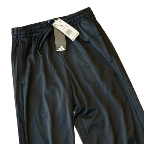 Adidas 3-Stripes Tricot Track Pants Men's Small S Black NWT NEW - Picture 3 of 10